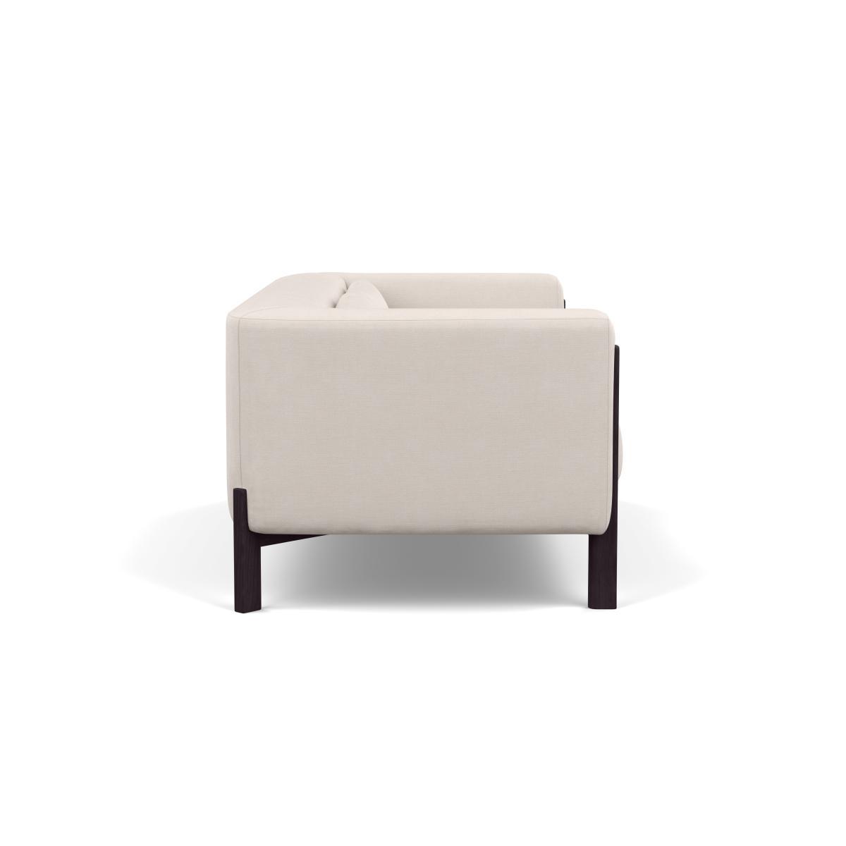 Heal's Massimo 3 Seater Sofa Marylebone Velvet Mocha Walnut Feet - Heal's UK Furniture – image 3