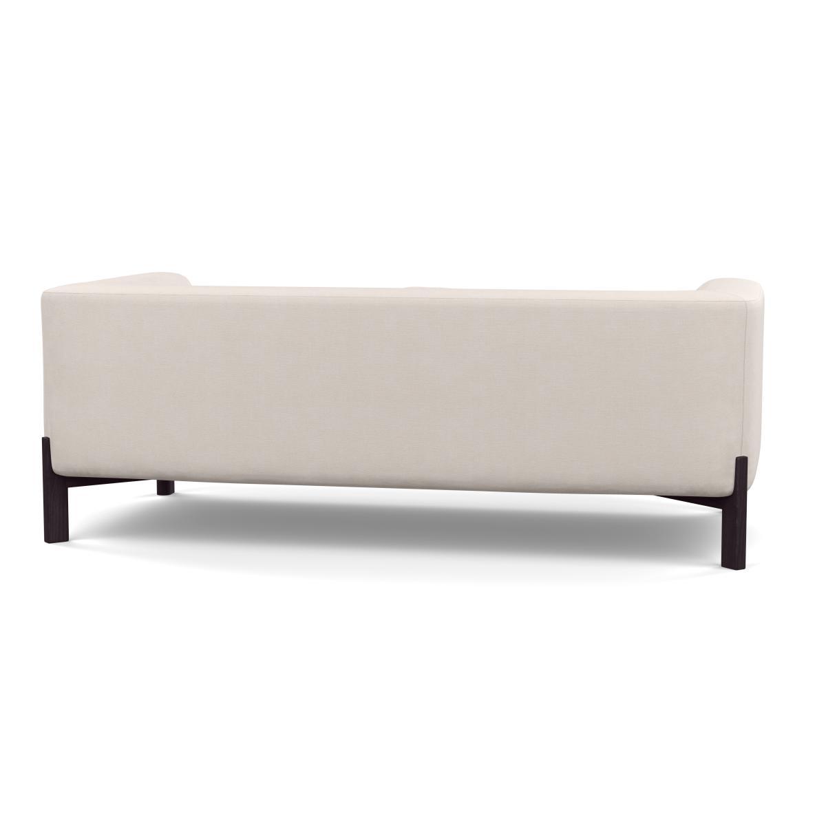 Heal's Massimo 3 Seater Sofa Marylebone Velvet Mocha Walnut Feet - Heal's UK Furniture – image 5