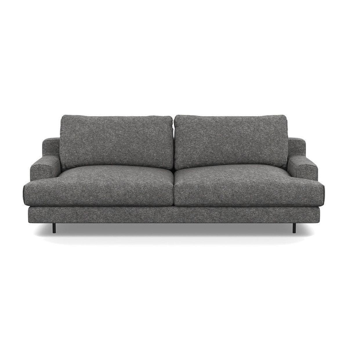 Heal's Orso 3 Seater Sofa Capelo LinenCotton Mineral Black Feet - Heal's UK Furniture – image 37