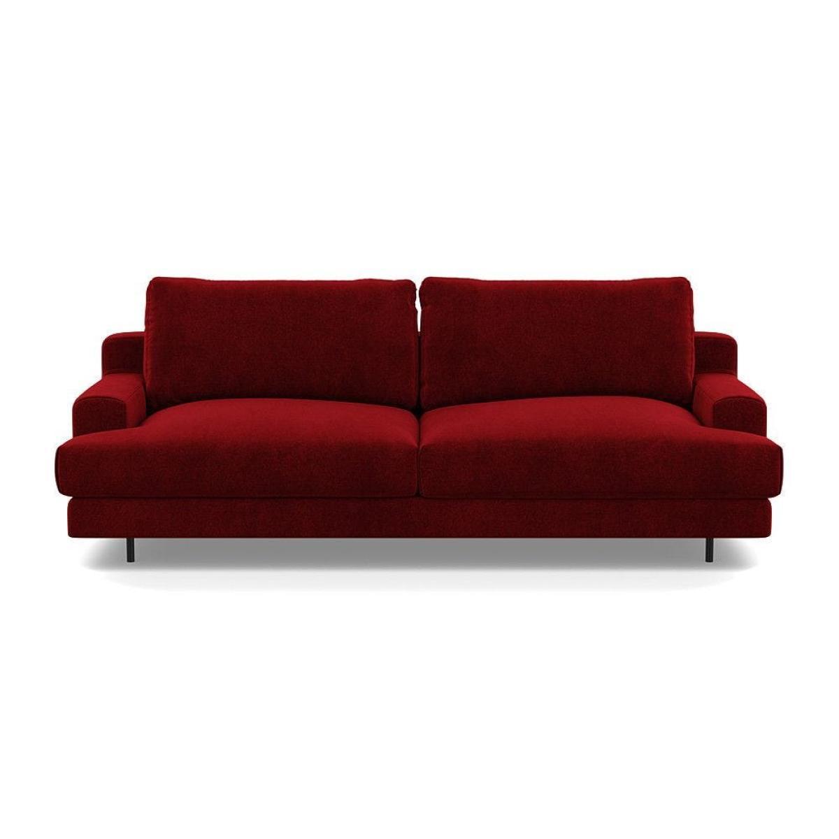 Heal's Orso 3 Seater Sofa Capelo LinenCotton Mineral Black Feet - Heal's UK Furniture – image 9