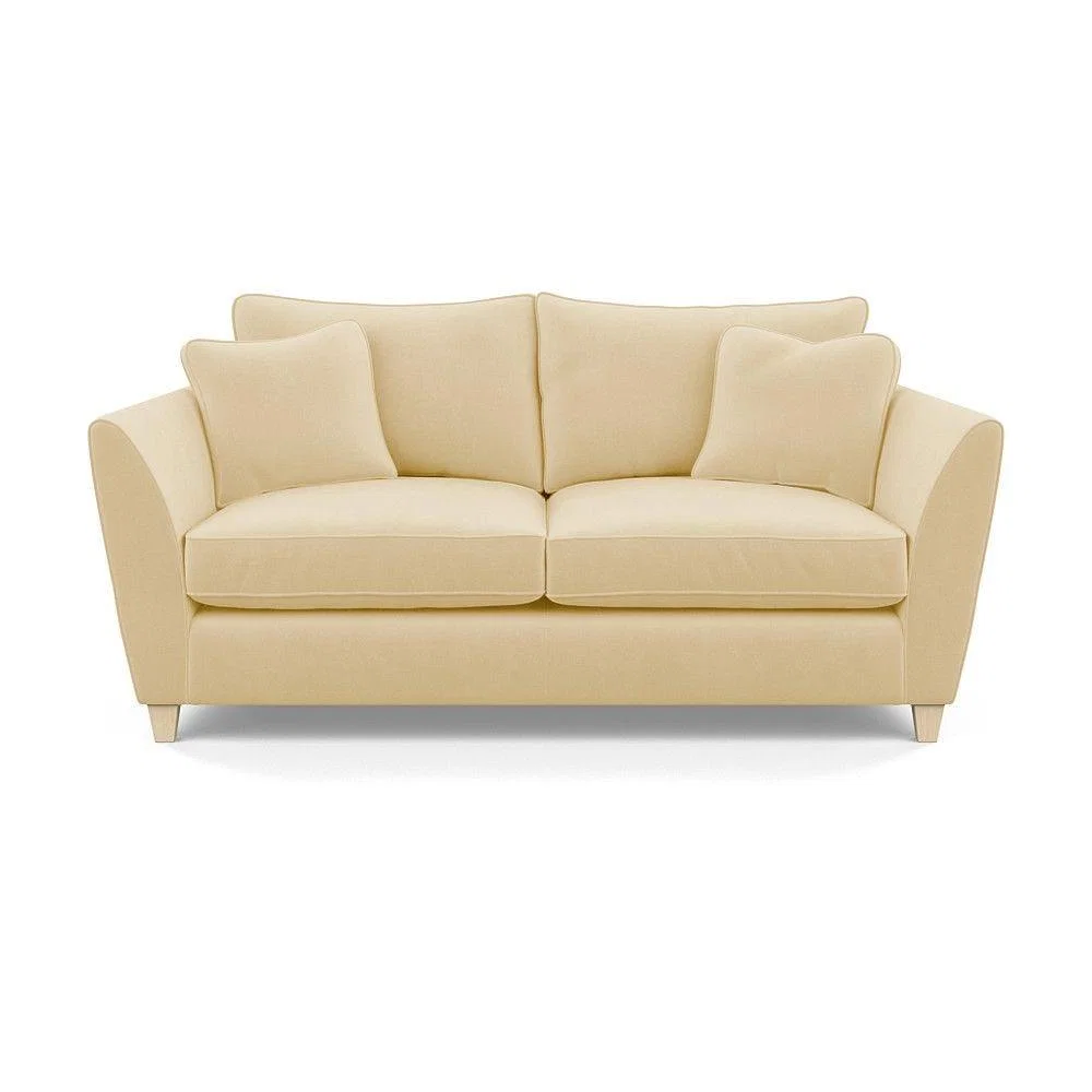 Heal's Torino 3 Seater Sofa Smart Linen Navy Natural Ash Feet - Heal's UK Furniture – image 103