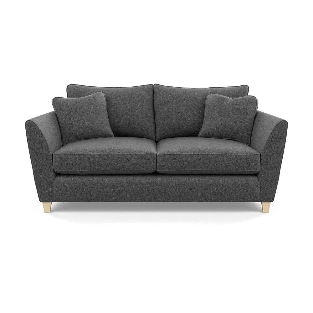 Heal's Torino 3 Seater Sofa Smart Linen Navy Natural Ash Feet - Heal's UK Furniture – image 106