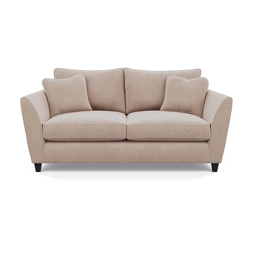 Heal's Torino 3 Seater Sofa Smart Linen Navy Natural Ash Feet - Heal's UK Furniture – image 108