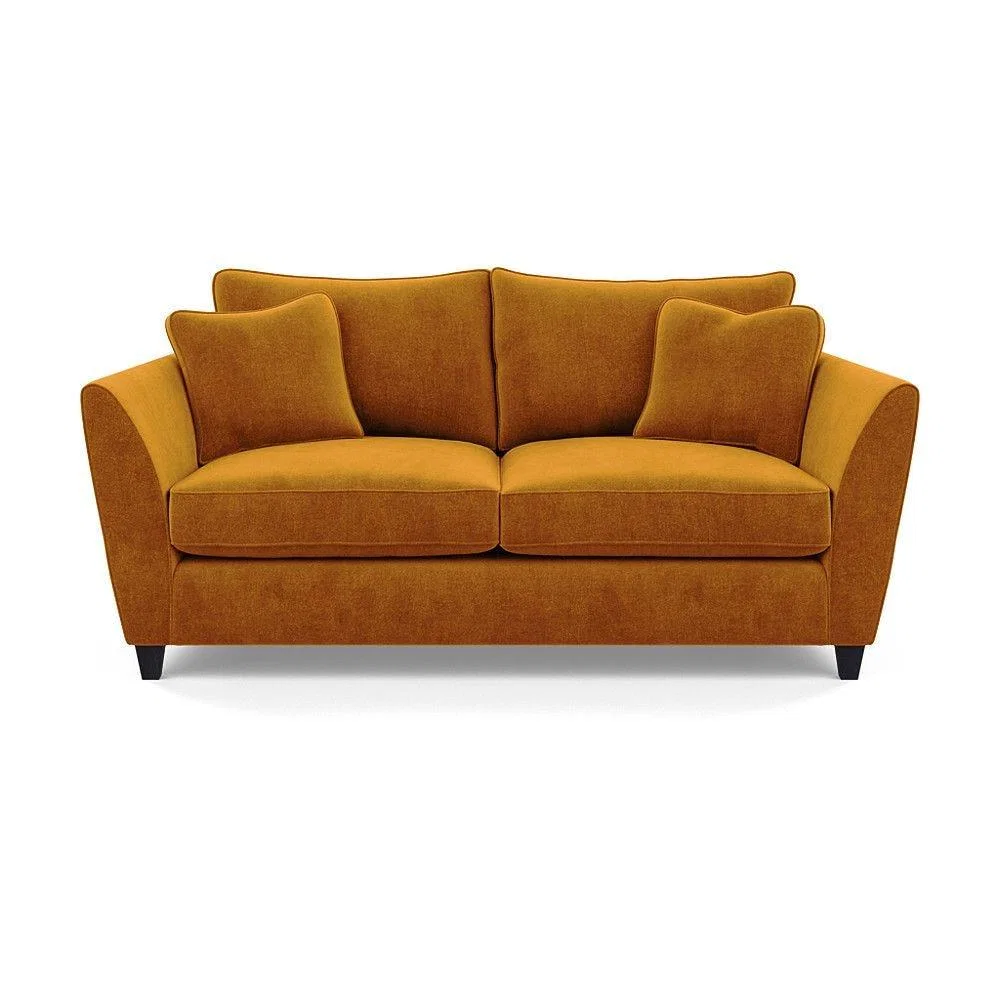 Heal's Torino 3 Seater Sofa Smart Linen Navy Natural Ash Feet - Heal's UK Furniture – image 109