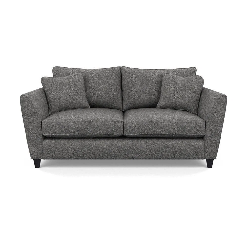 Heal's Torino 3 Seater Sofa Smart Linen Navy Natural Ash Feet - Heal's UK Furniture – image 15