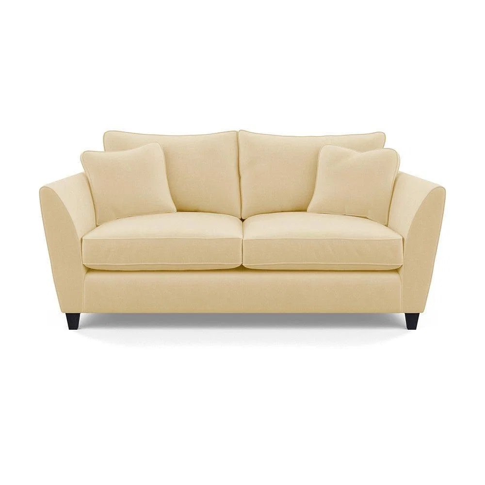 Heal's Torino 3 Seater Sofa Smart Linen Navy Natural Ash Feet - Heal's UK Furniture – image 24