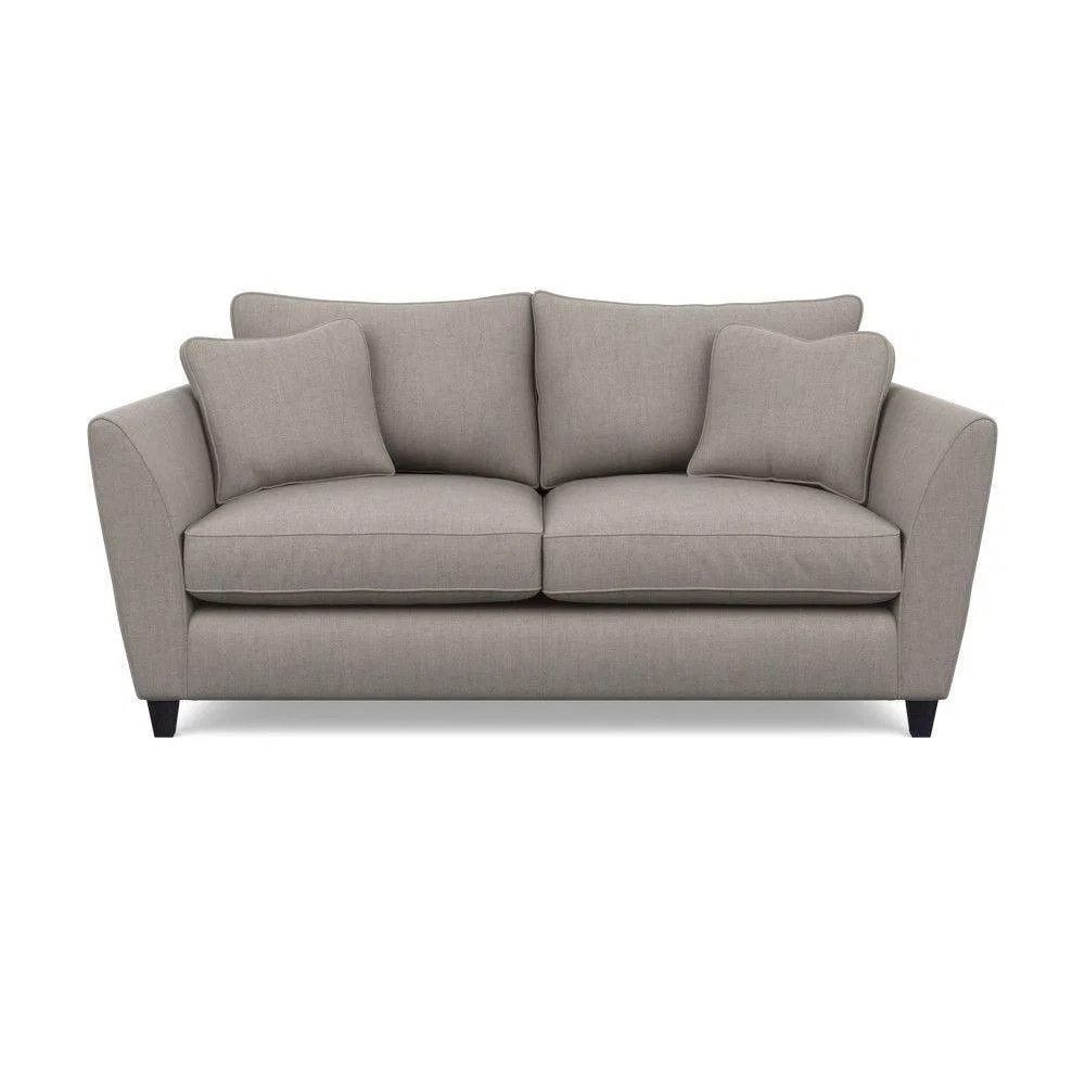 Heal's Torino 3 Seater Sofa Smart Linen Navy Natural Ash Feet - Heal's UK Furniture – image 25
