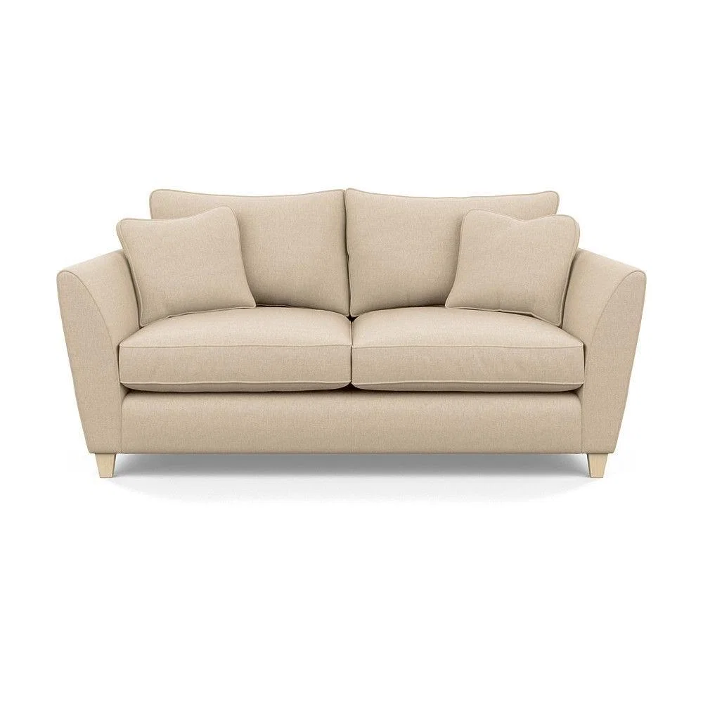 Heal's Torino 3 Seater Sofa Smart Linen Navy Natural Ash Feet - Heal's UK Furniture – image 28