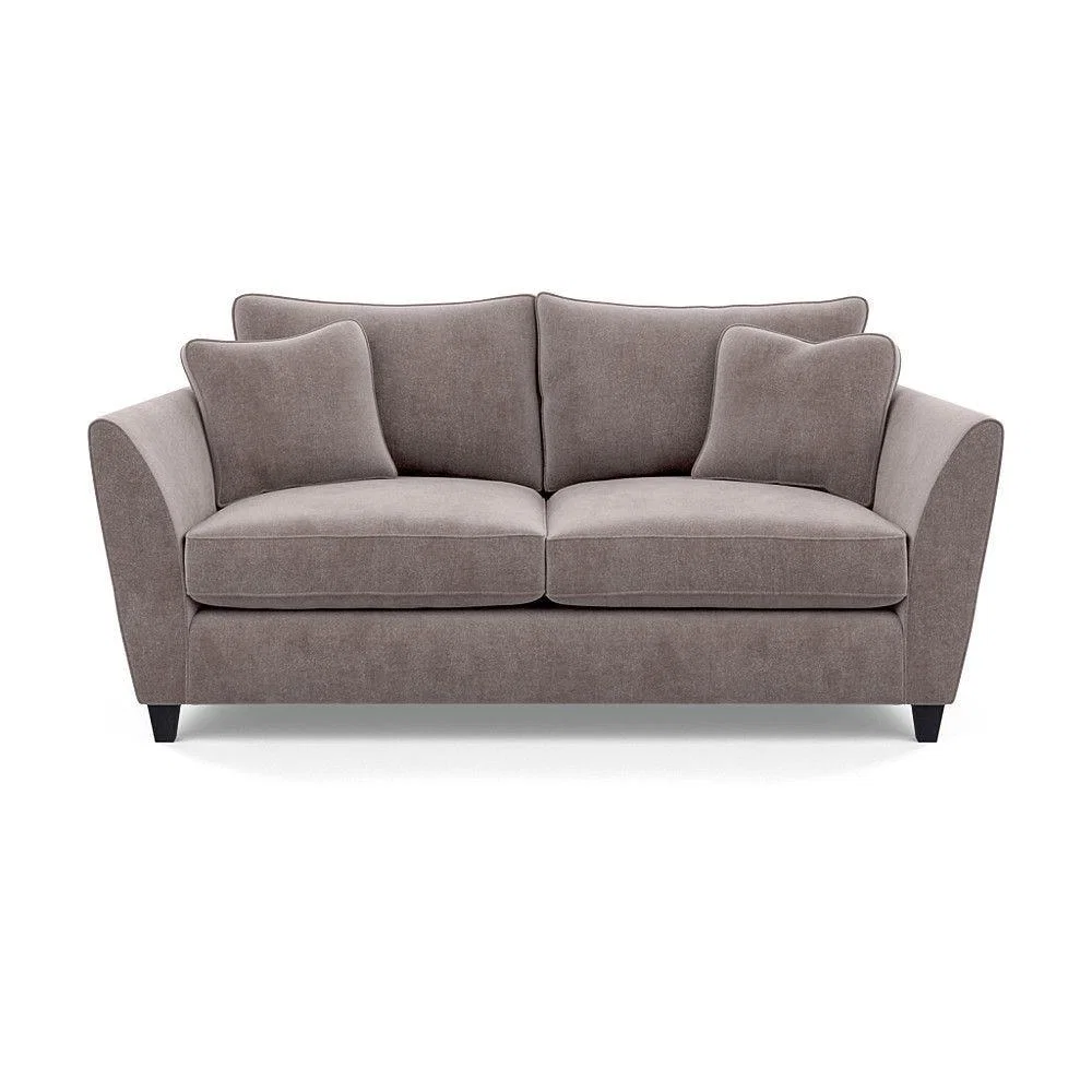 Heal's Torino 3 Seater Sofa Smart Linen Navy Natural Ash Feet - Heal's UK Furniture – image 29