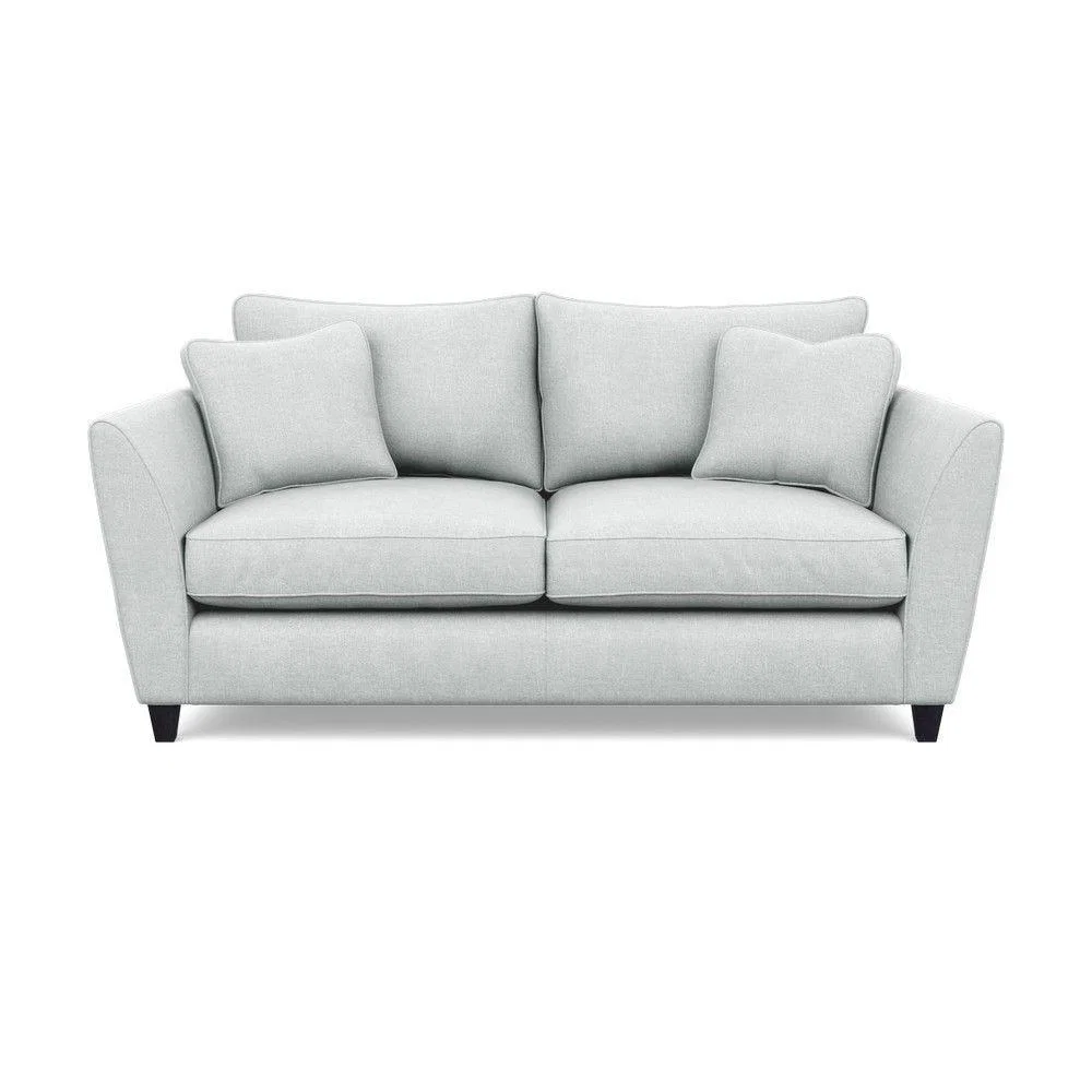 Heal's Torino 3 Seater Sofa Smart Linen Navy Natural Ash Feet - Heal's UK Furniture – image 30