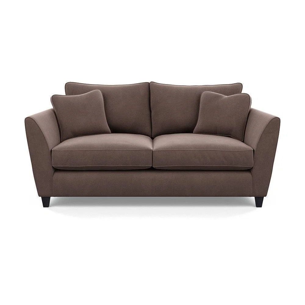 Heal's Torino 3 Seater Sofa Smart Linen Navy Natural Ash Feet - Heal's UK Furniture – image 43