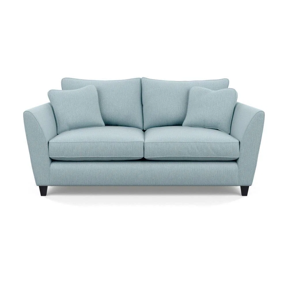 Heal's Torino 3 Seater Sofa Smart Linen Navy Natural Ash Feet - Heal's UK Furniture – image 45