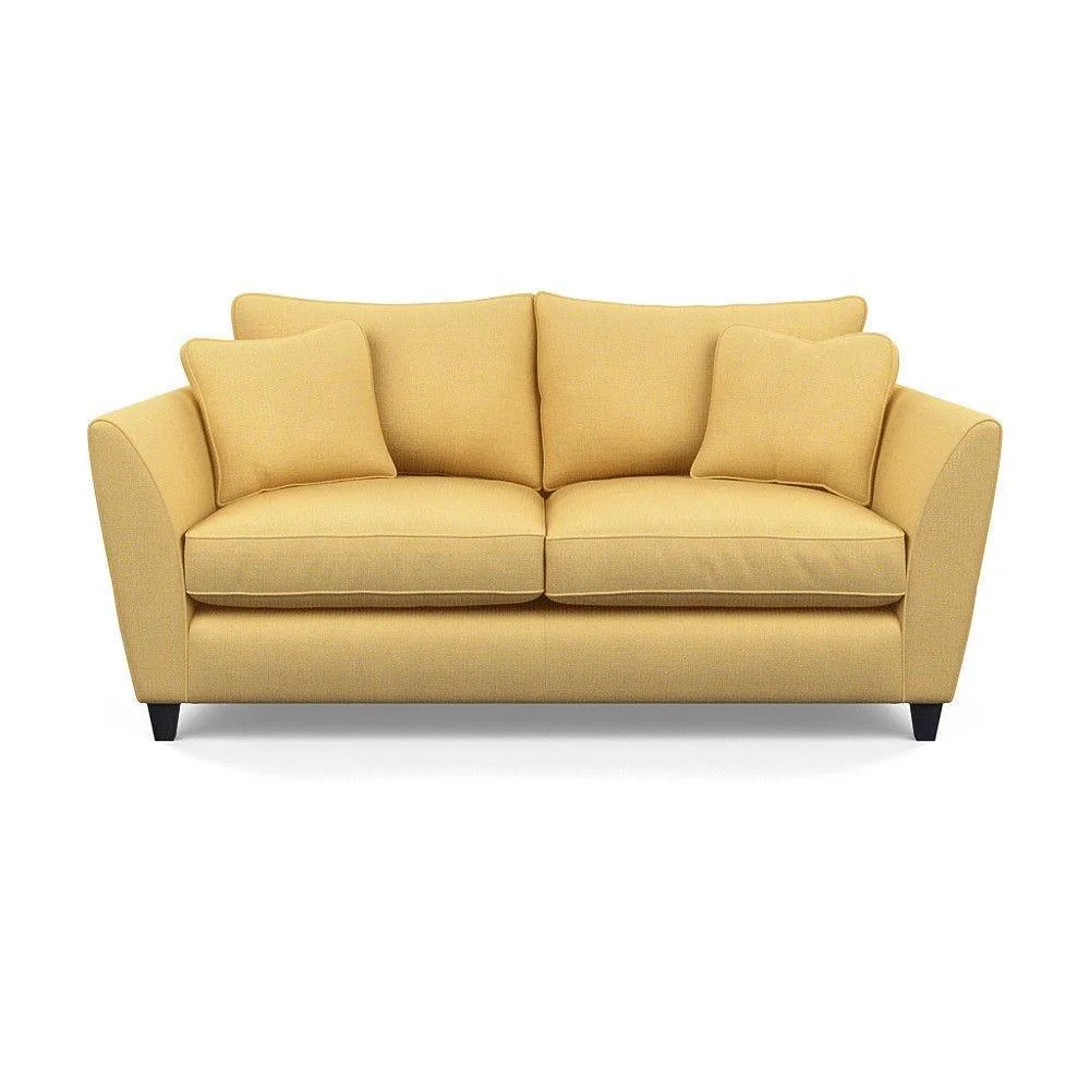 Heal's Torino 3 Seater Sofa Smart Linen Navy Natural Ash Feet - Heal's UK Furniture – image 49