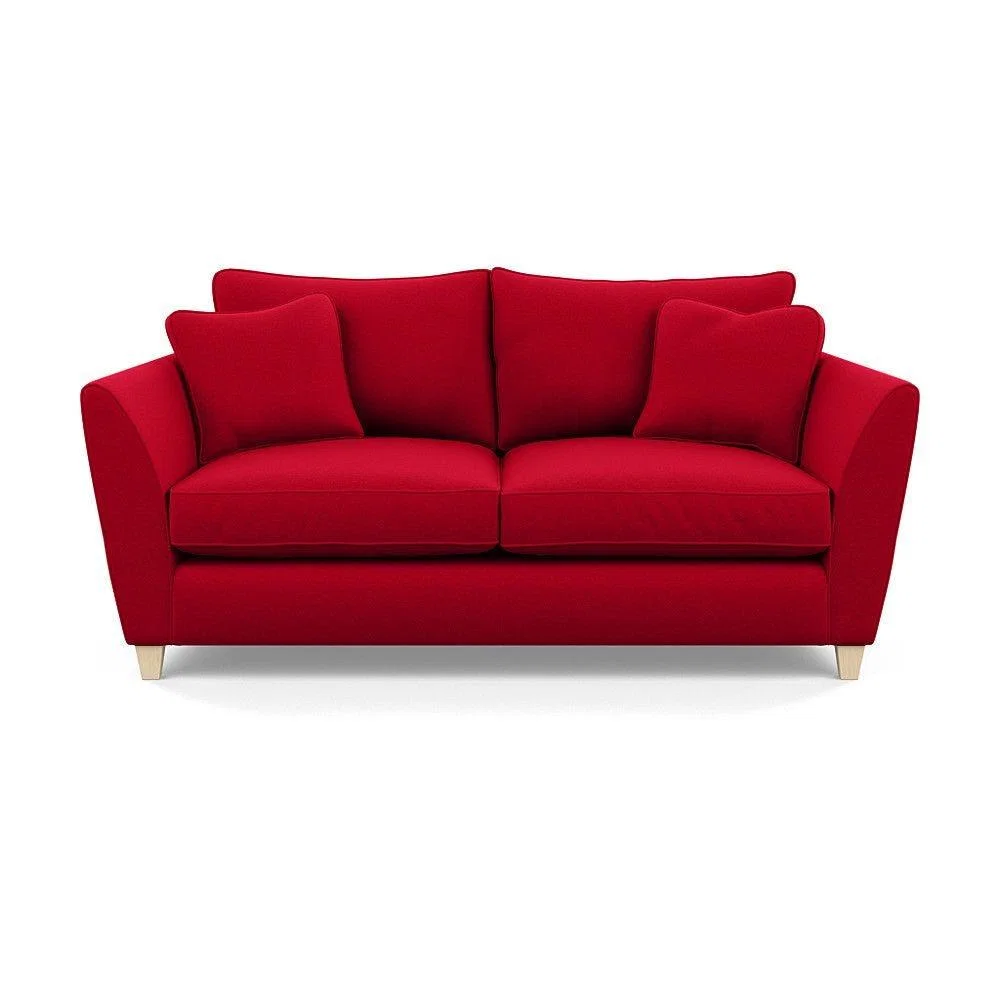 Heal's Torino 3 Seater Sofa Smart Linen Navy Natural Ash Feet - Heal's UK Furniture – image 50