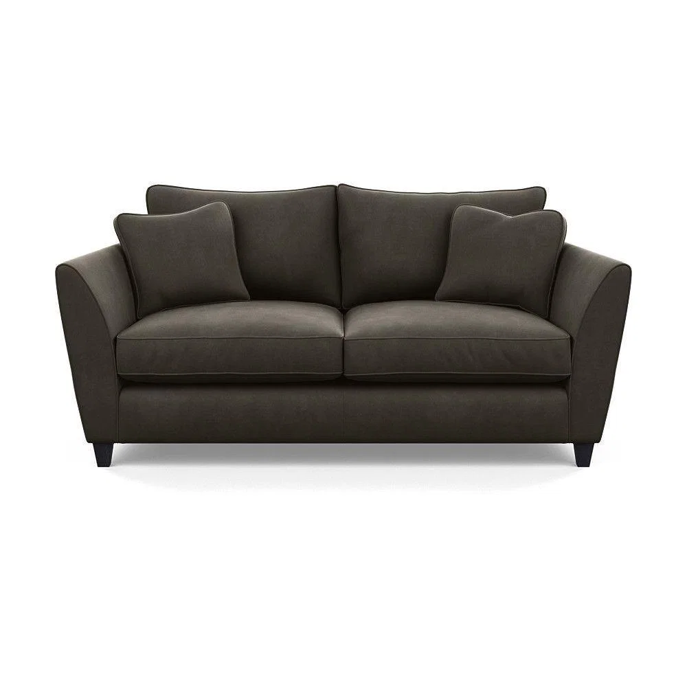 Heal's Torino 3 Seater Sofa Smart Linen Navy Natural Ash Feet - Heal's UK Furniture – image 6
