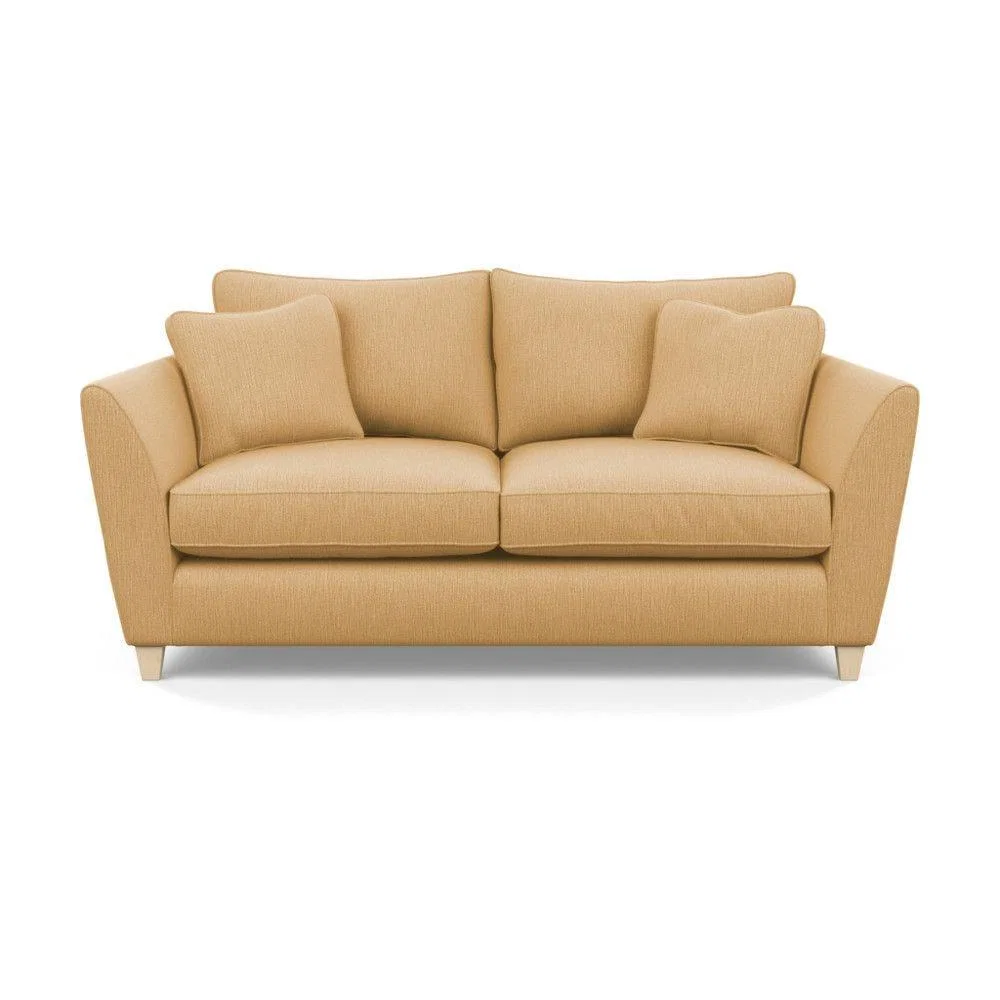 Heal's Torino 3 Seater Sofa Smart Linen Navy Natural Ash Feet - Heal's UK Furniture – image 53