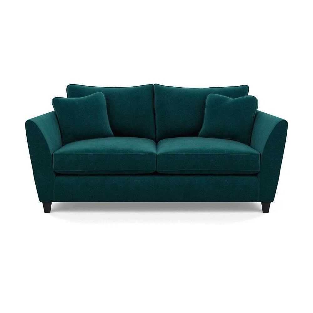 Heal's Torino 3 Seater Sofa Smart Linen Navy Natural Ash Feet - Heal's UK Furniture – image 55