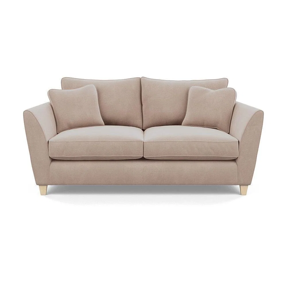 Heal's Torino 3 Seater Sofa Smart Linen Navy Natural Ash Feet - Heal's UK Furniture – image 59