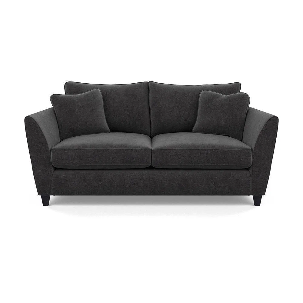 Heal's Torino 3 Seater Sofa Smart Linen Navy Natural Ash Feet - Heal's UK Furniture – image 60
