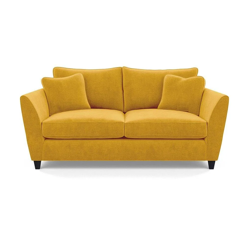 Heal's Torino 3 Seater Sofa Smart Linen Navy Natural Ash Feet - Heal's UK Furniture – image 61