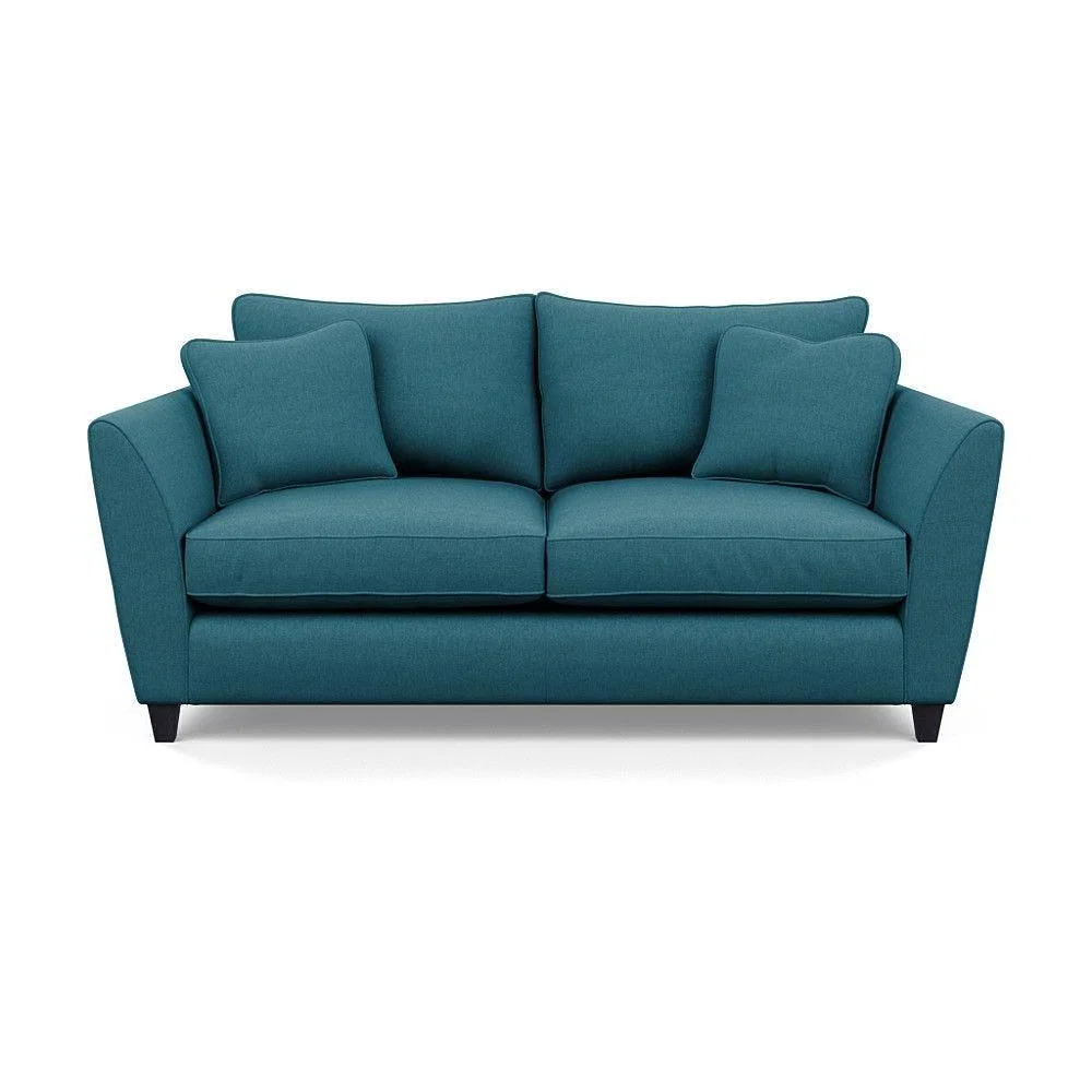Heal's Torino 3 Seater Sofa Smart Linen Navy Natural Ash Feet - Heal's UK Furniture – image 8