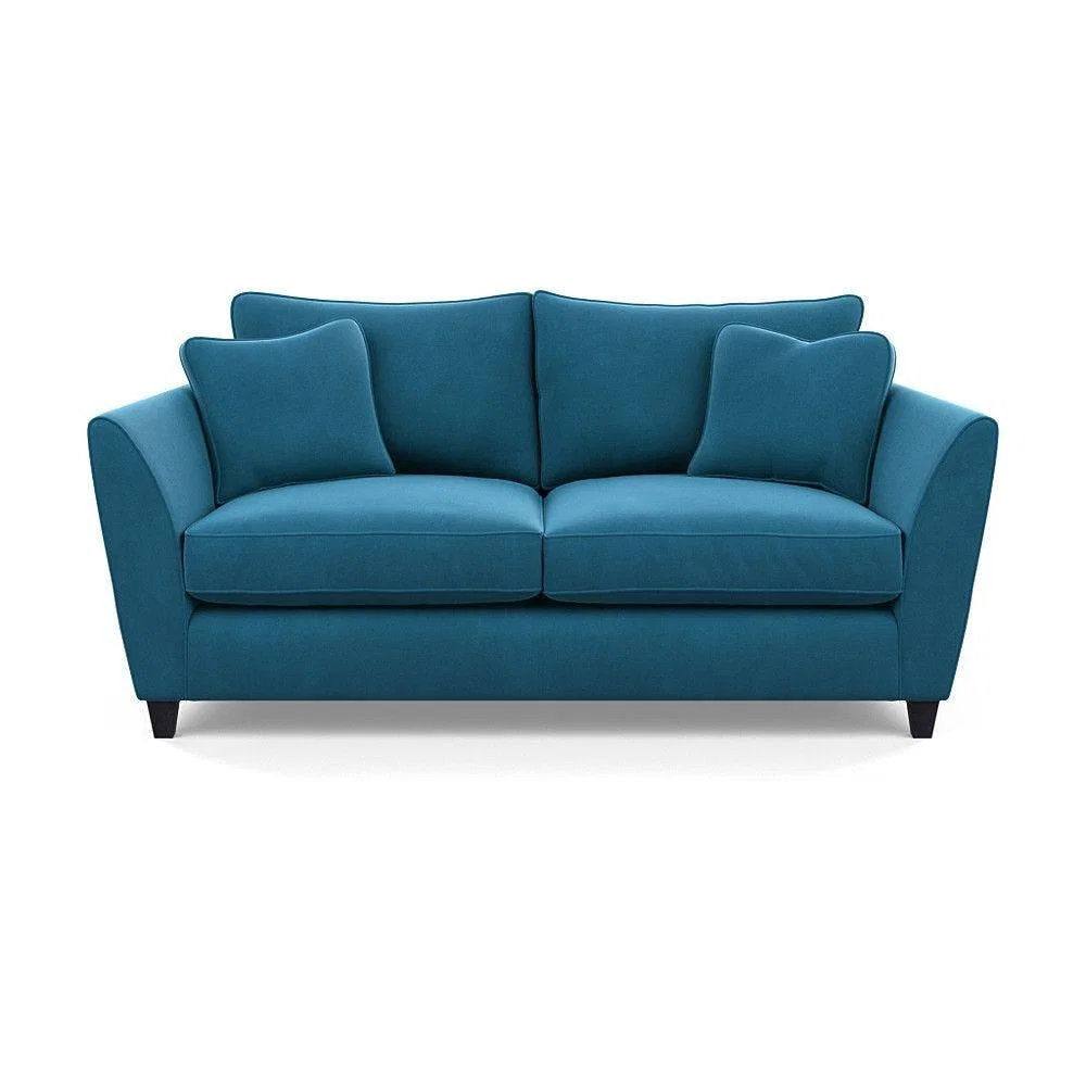 Heal's Torino 3 Seater Sofa Smart Linen Navy Natural Ash Feet - Heal's UK Furniture – image 73