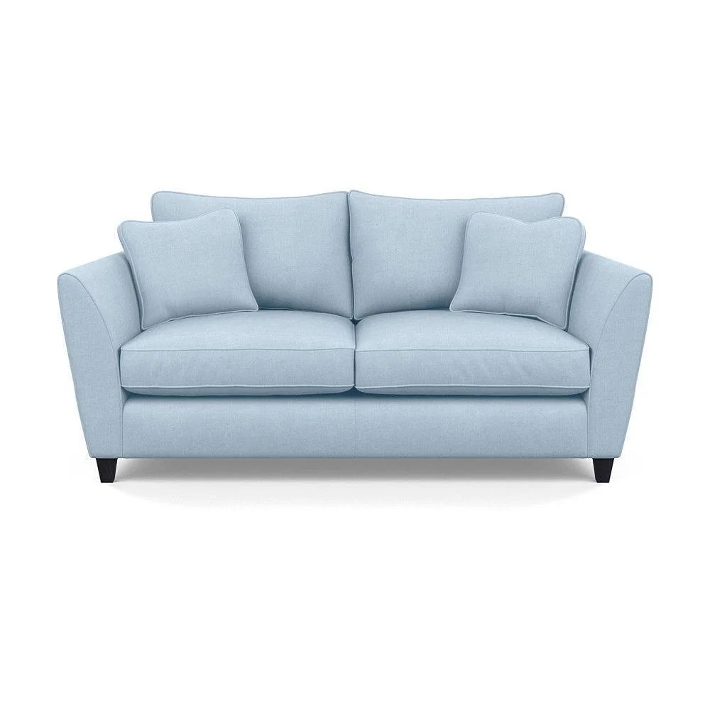 Heal's Torino 3 Seater Sofa Smart Linen Navy Natural Ash Feet - Heal's UK Furniture – image 77
