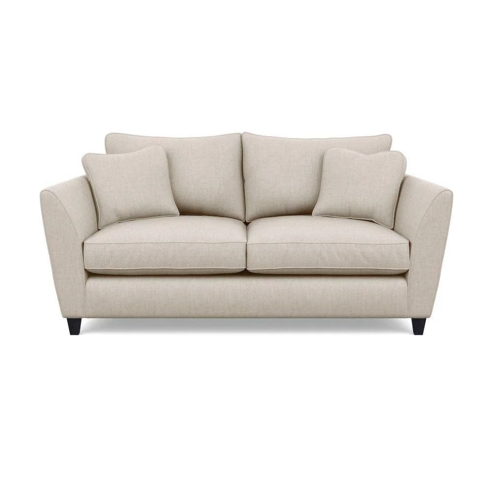 Heal's Torino 3 Seater Sofa Smart Linen Navy Natural Ash Feet - Heal's UK Furniture – image 88