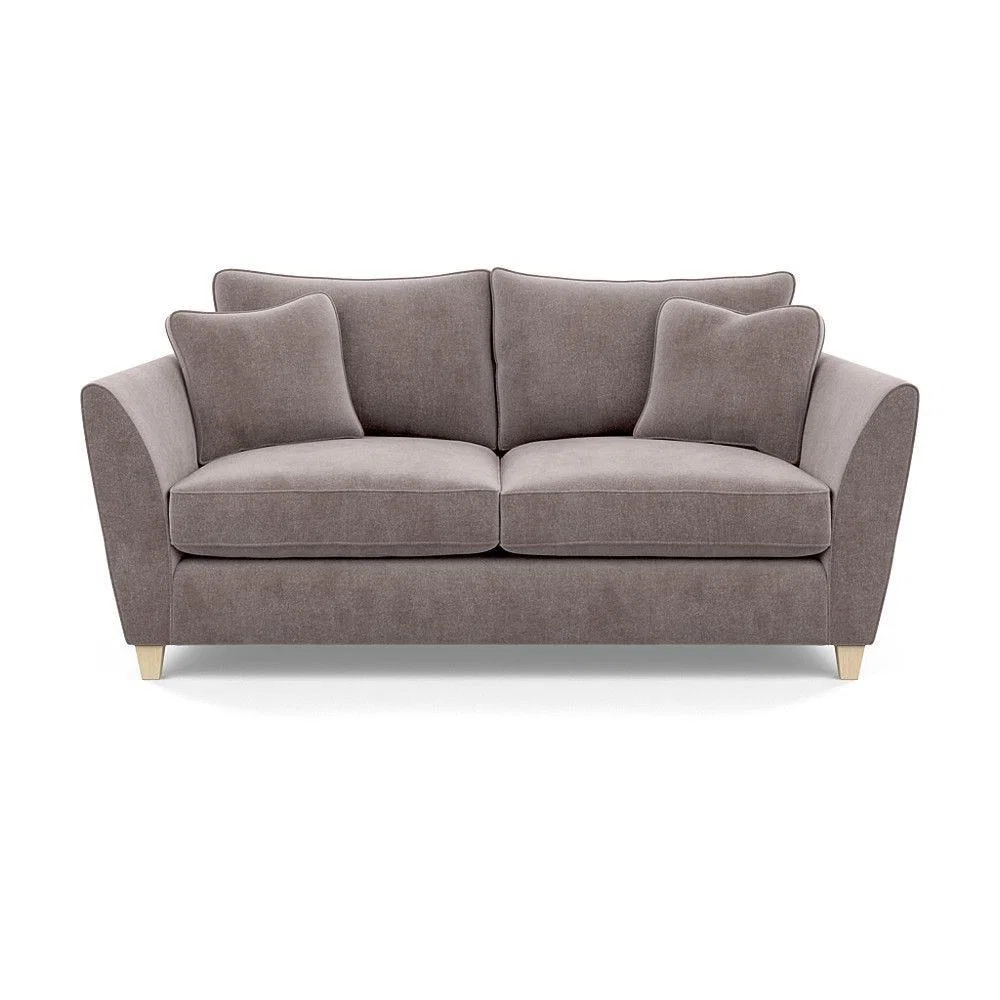 Heal's Torino 3 Seater Sofa Smart Linen Navy Natural Ash Feet - Heal's UK Furniture – image 92