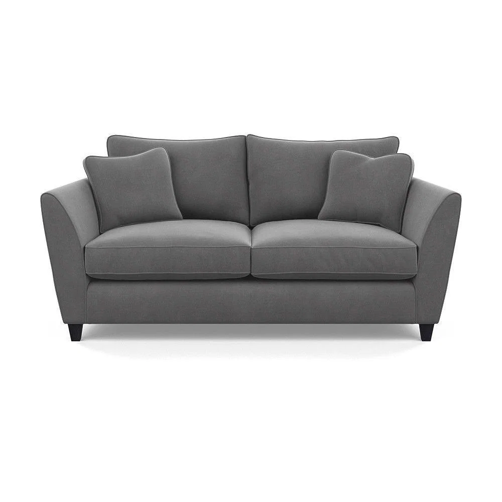 Heal's Torino 3 Seater Sofa Smart Linen Navy Natural Ash Feet - Heal's UK Furniture – image 93