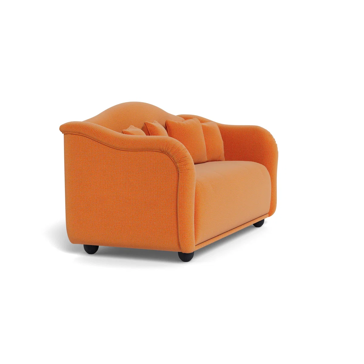 Heal's Tetbury 3 Seater Sofa Tejo Recycled Zinnia Black Beech Feet – image 3
