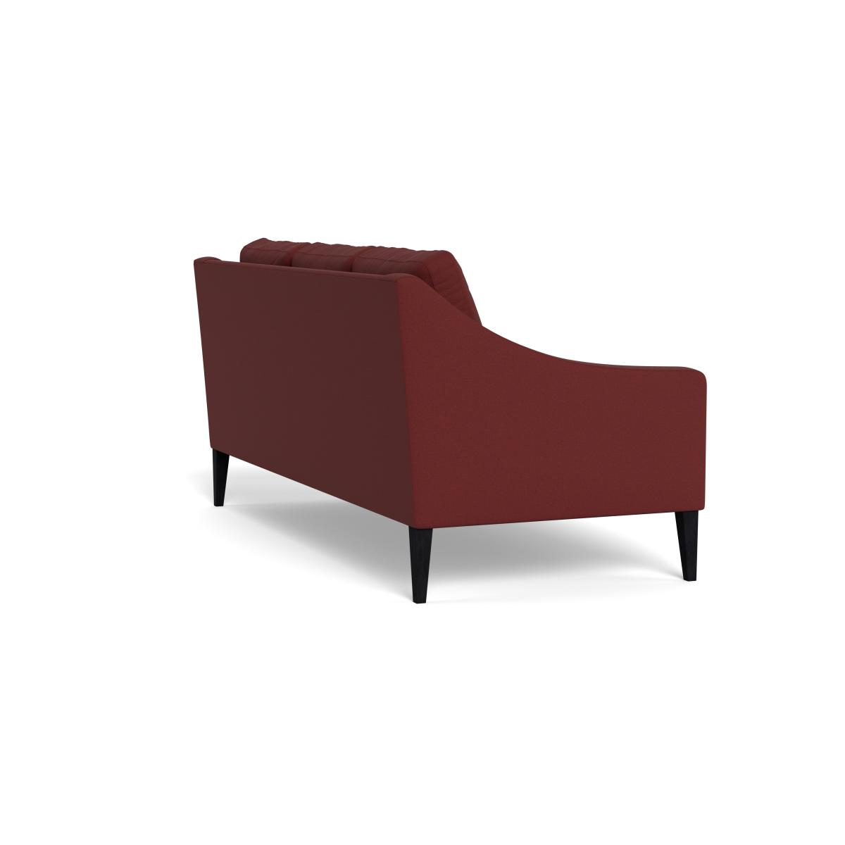 Heal's Richmond 3 Seater Sofa Capelo Linen-Cotton Etruscan Red Walnut Stained Feet – image 5