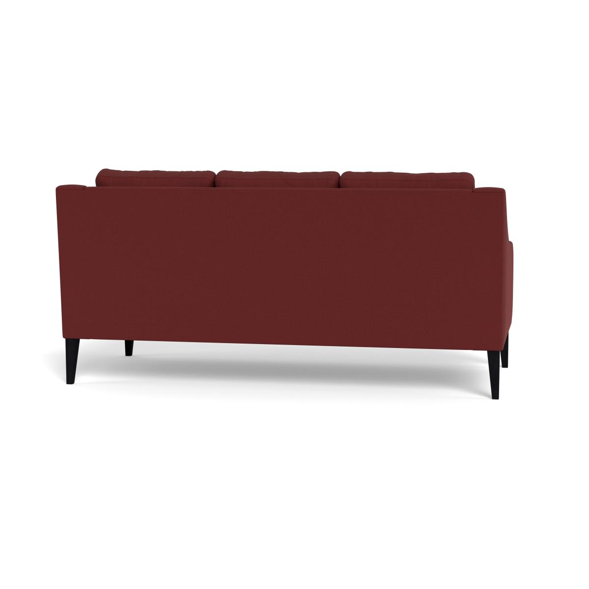 Heal's Richmond 3 Seater Sofa Capelo Linen-Cotton Etruscan Red Walnut Stained Feet – image 6