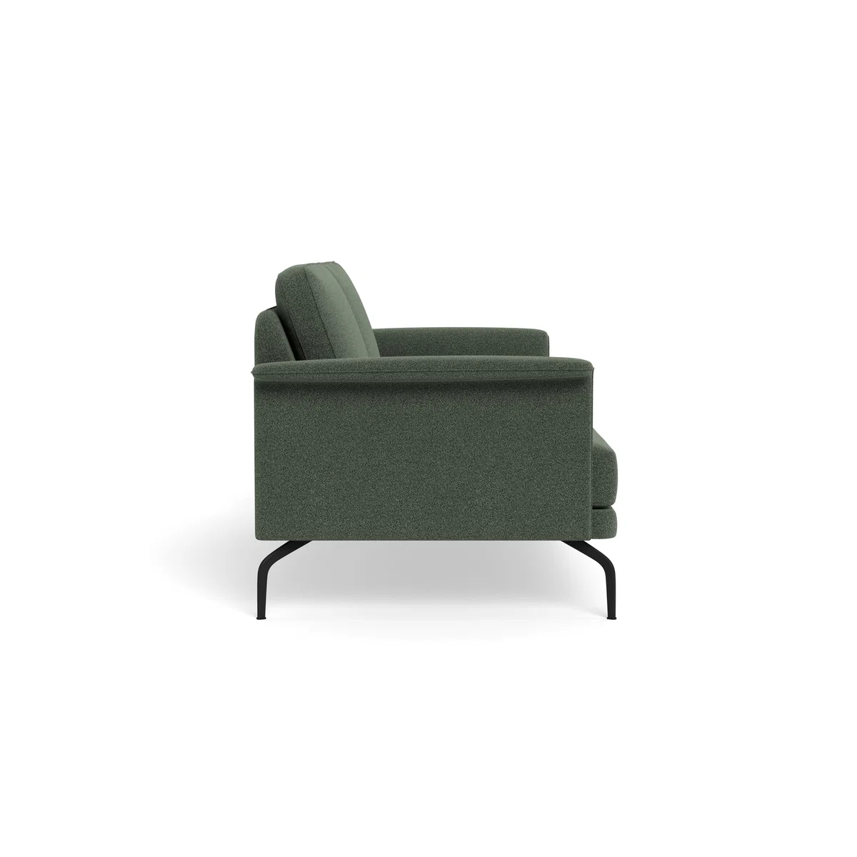 Heal's Iver 3 Seater Sofa Boucle Fern Black Feet – image 4