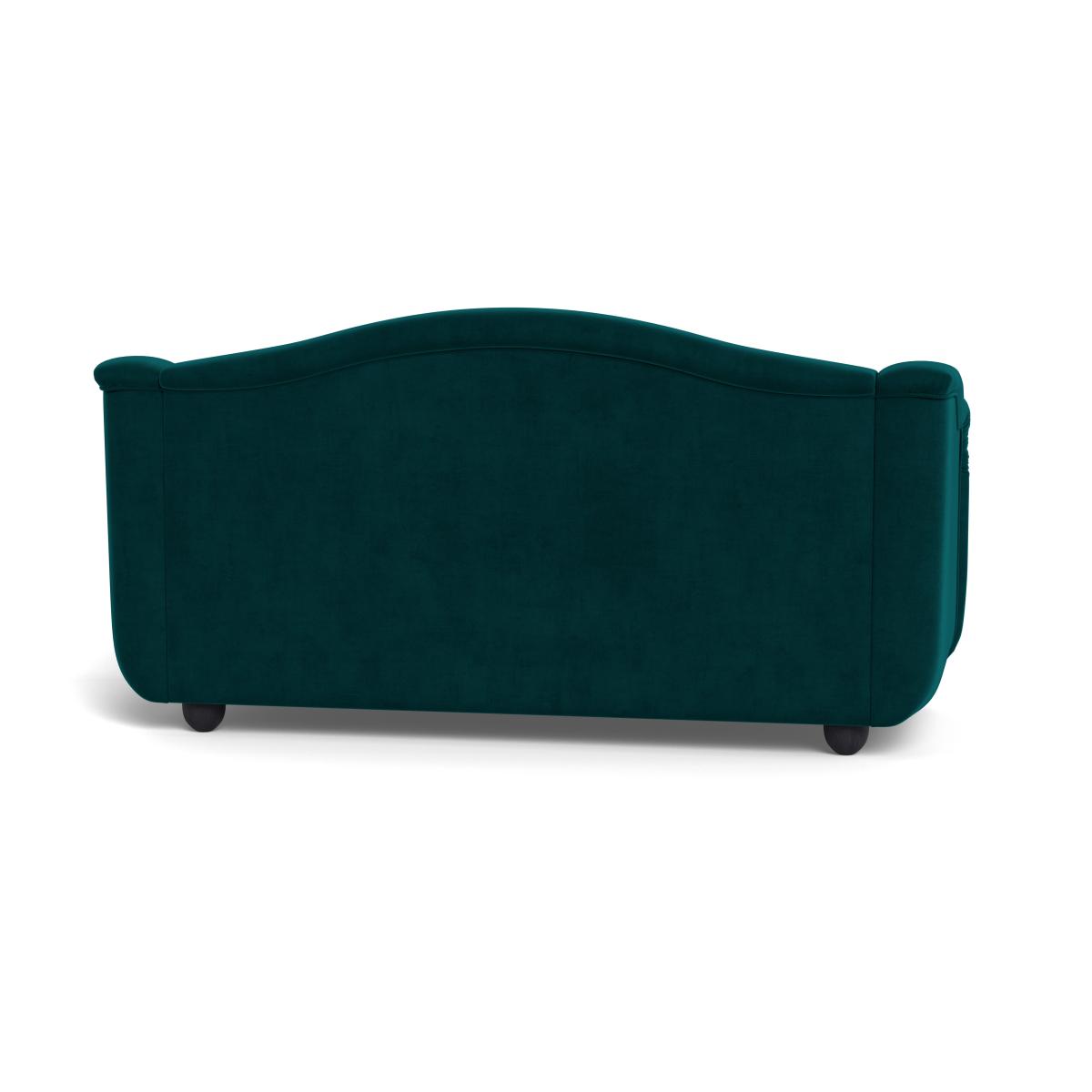 Heal's Tetbury 3 Seater Sofa Smart Luxe Velvet Ocean Natural Beech Feet – image 6