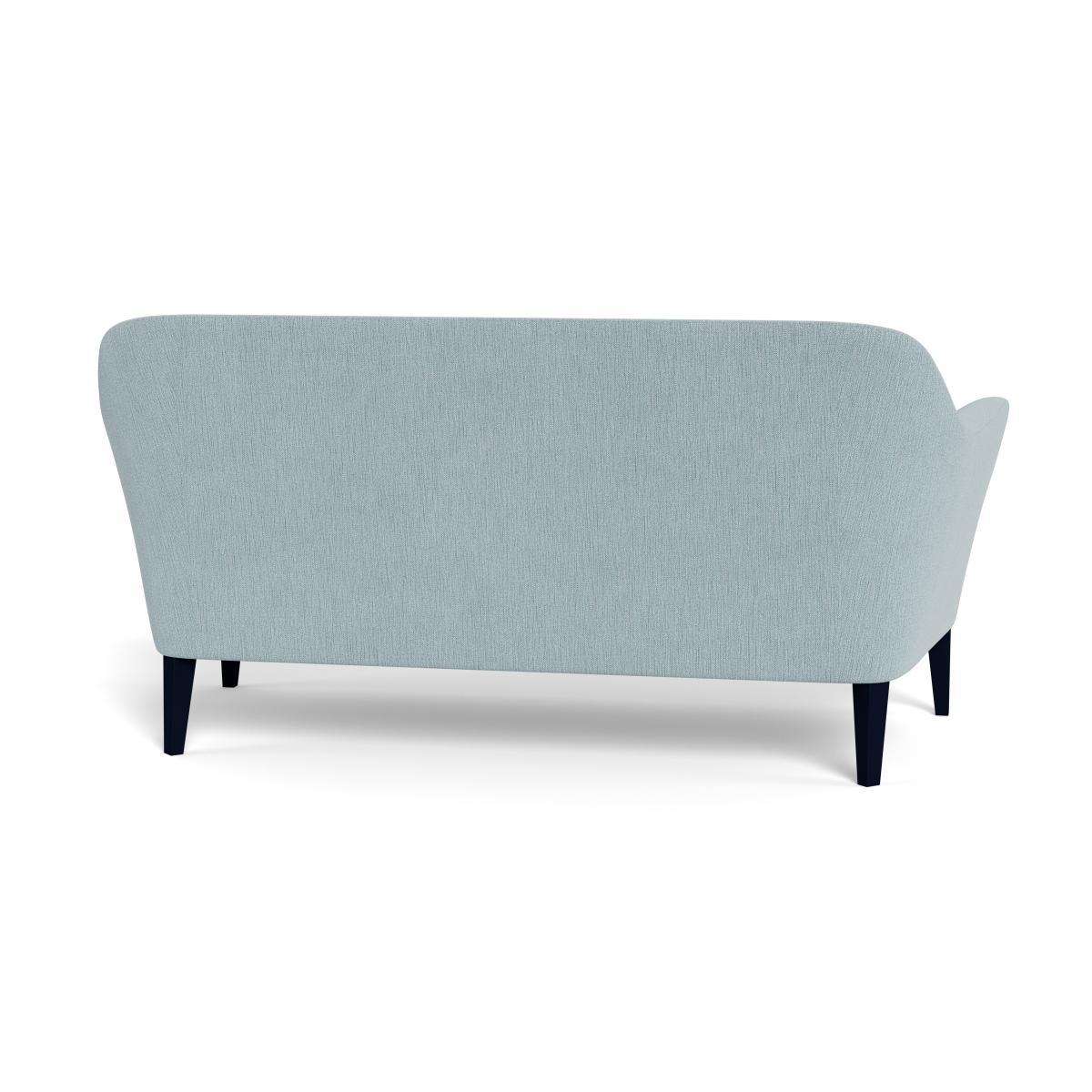 Heal's Wallis 3 Seater Sofa Smart Linen Mix Duck Egg Black Feet - Heal's UK Furniture – image 5