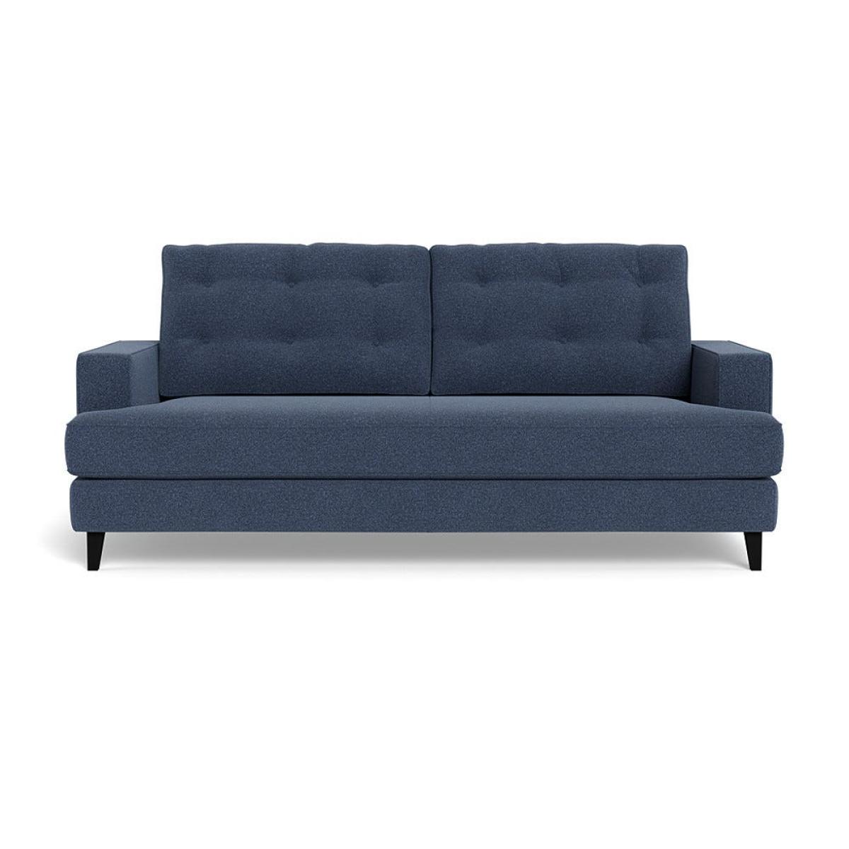 Heal's Mistral 3 Seater Sofa Textured Boucle Indigo Black Feet – image 2