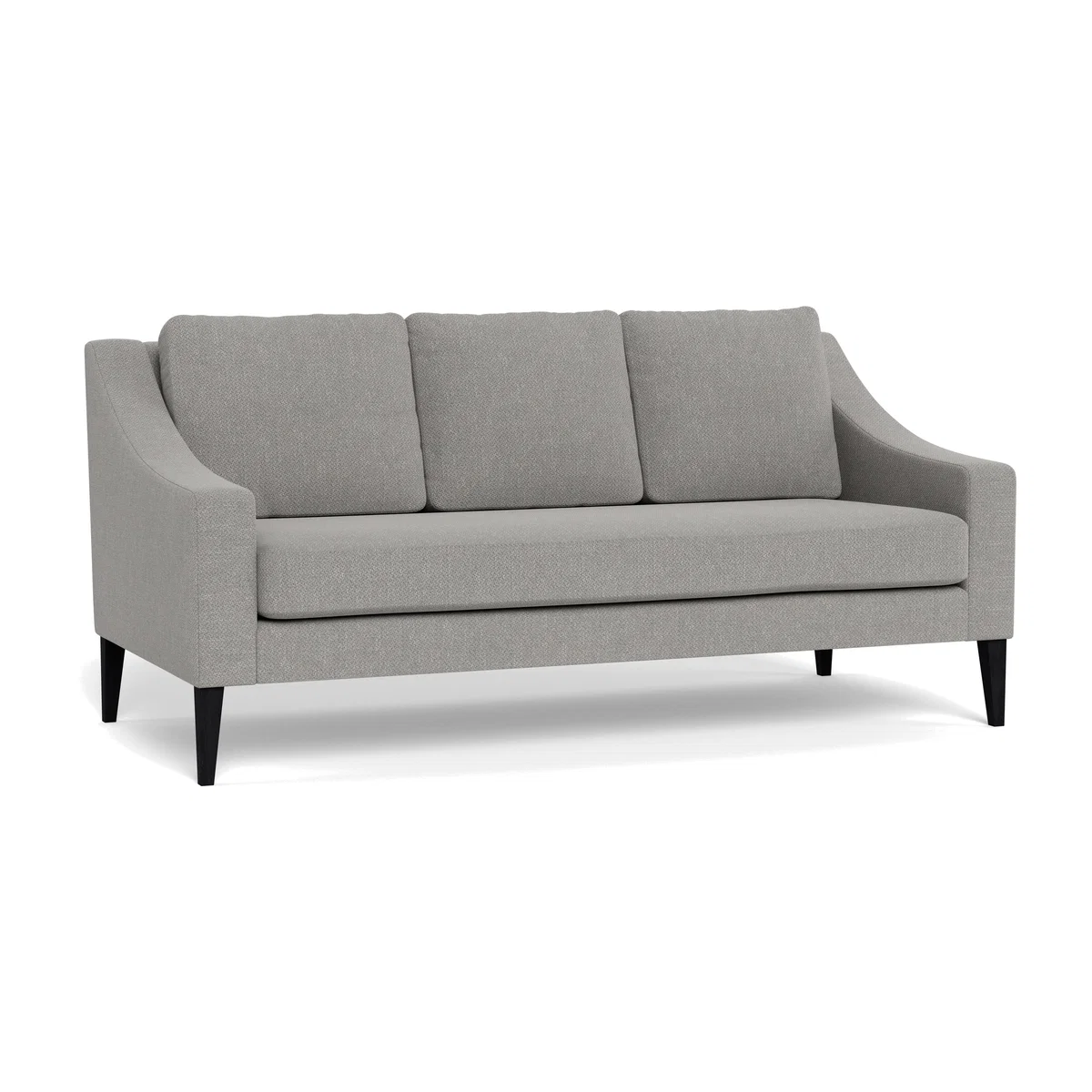 Heal's Richmond 3 Seater Sofa Texture Pale Grey Natural Ash Feet – image 1