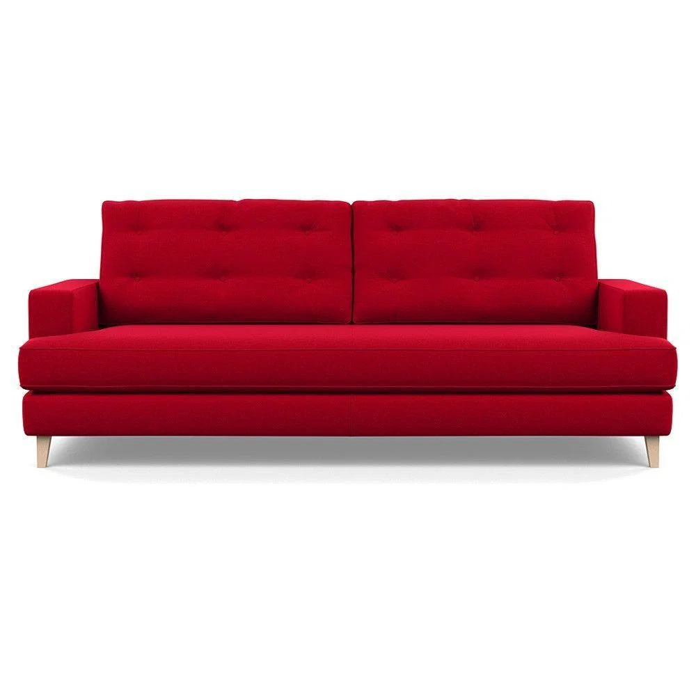 Heal's Richmond 3 Seater Sofa Broad Weave Pebble Natural Feet - Heal's UK Furniture – image 107