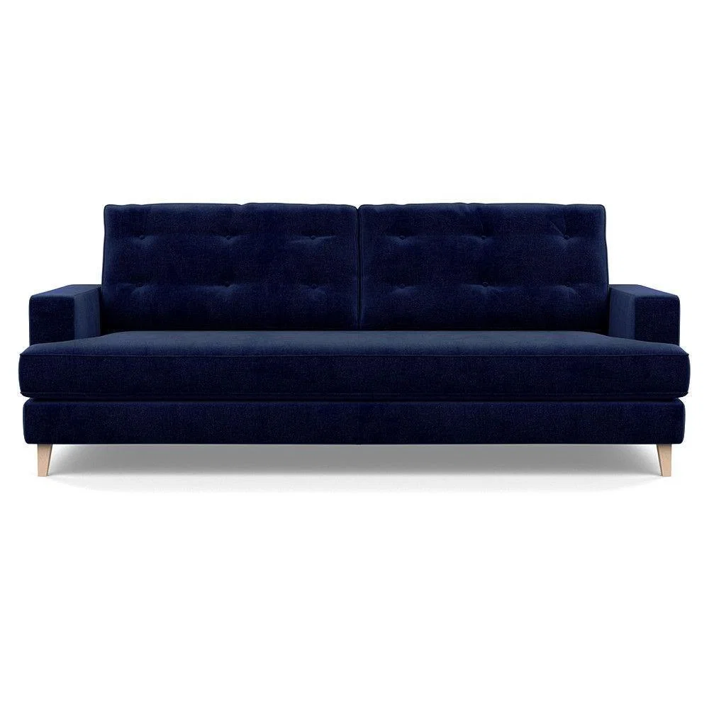 Heal's Richmond 3 Seater Sofa Broad Weave Pebble Natural Feet - Heal's UK Furniture – image 109