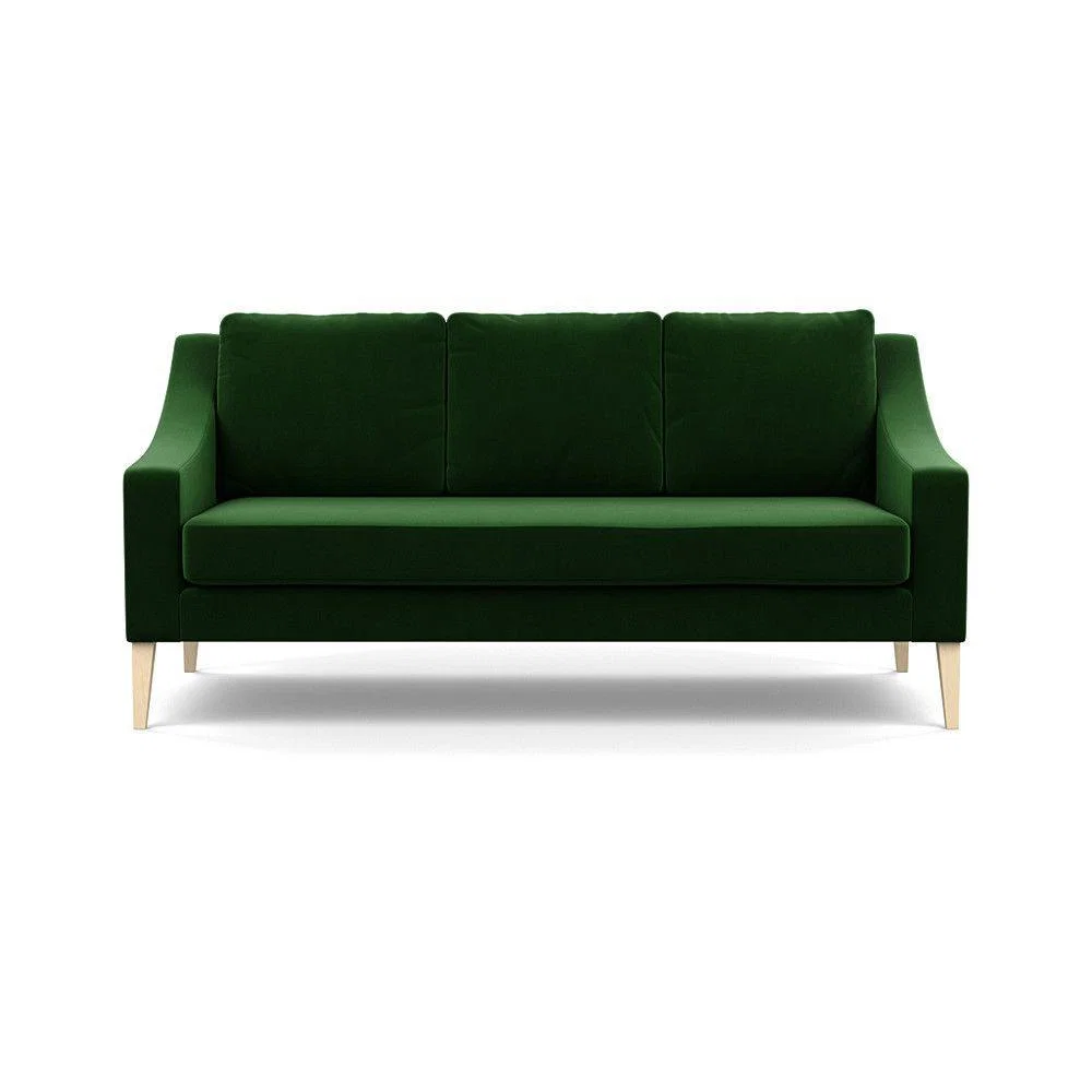 Heal's Richmond 3 Seater Sofa Broad Weave Pebble Natural Feet - Heal's UK Furniture – image 126