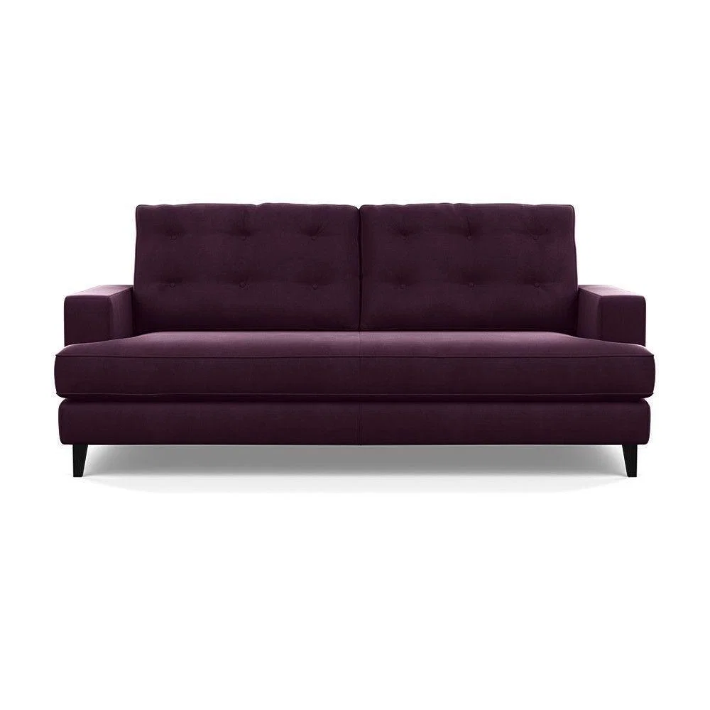Heal's Richmond 3 Seater Sofa Broad Weave Pebble Natural Feet - Heal's UK Furniture – image 127
