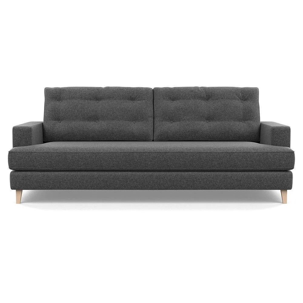 Heal's Richmond 3 Seater Sofa Broad Weave Pebble Natural Feet - Heal's UK Furniture – image 135