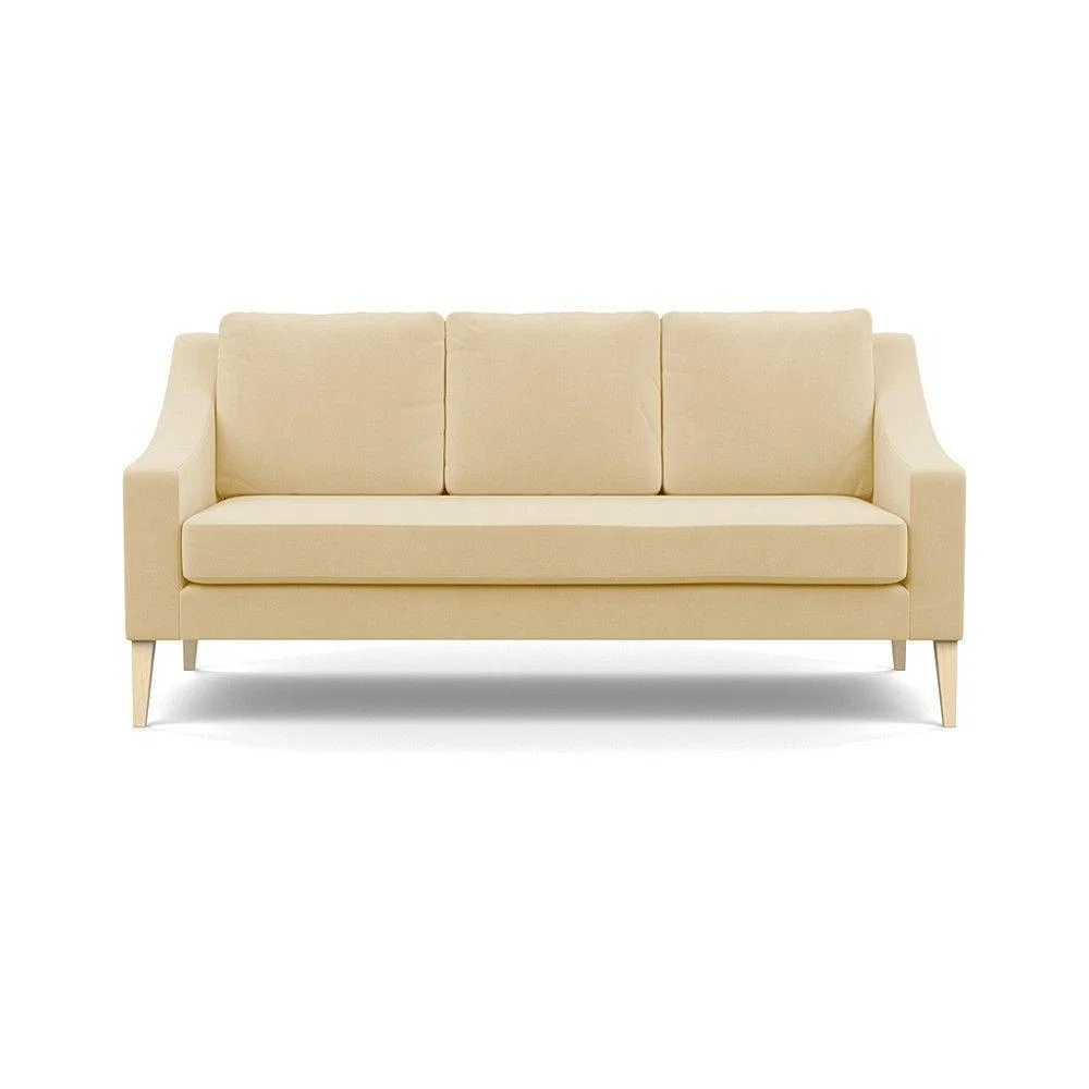 Heal's Richmond 3 Seater Sofa Broad Weave Pebble Natural Feet - Heal's UK Furniture – image 139
