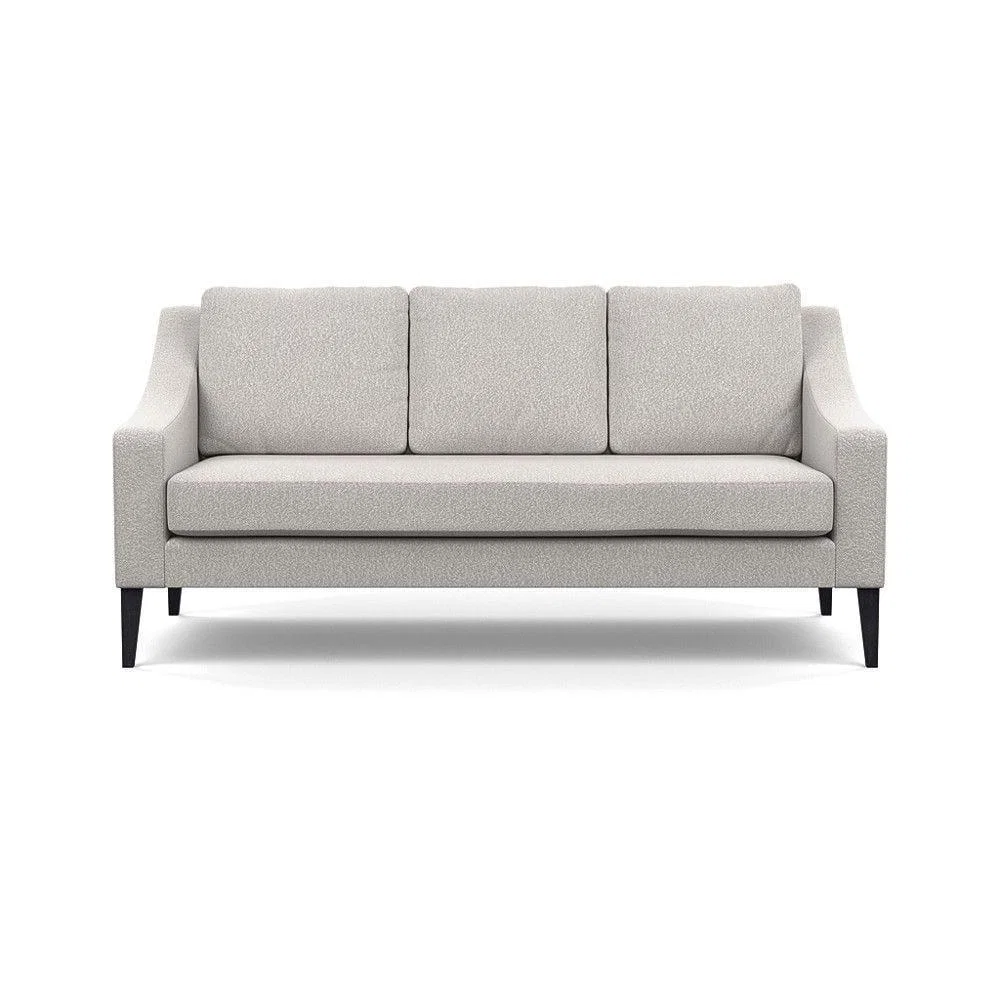 Heal's Richmond 3 Seater Sofa Broad Weave Pebble Natural Feet - Heal's UK Furniture – image 15