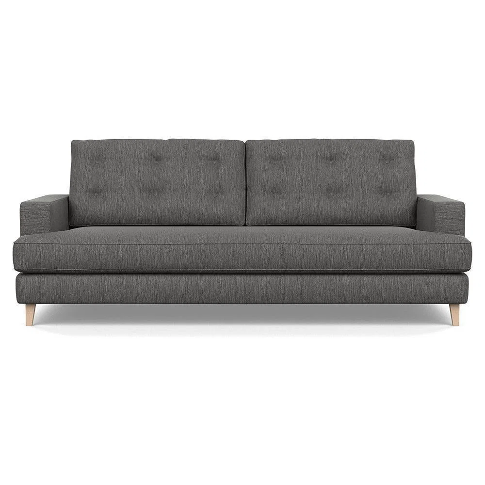 Heal's Richmond 3 Seater Sofa Broad Weave Pebble Natural Feet - Heal's UK Furniture – image 152