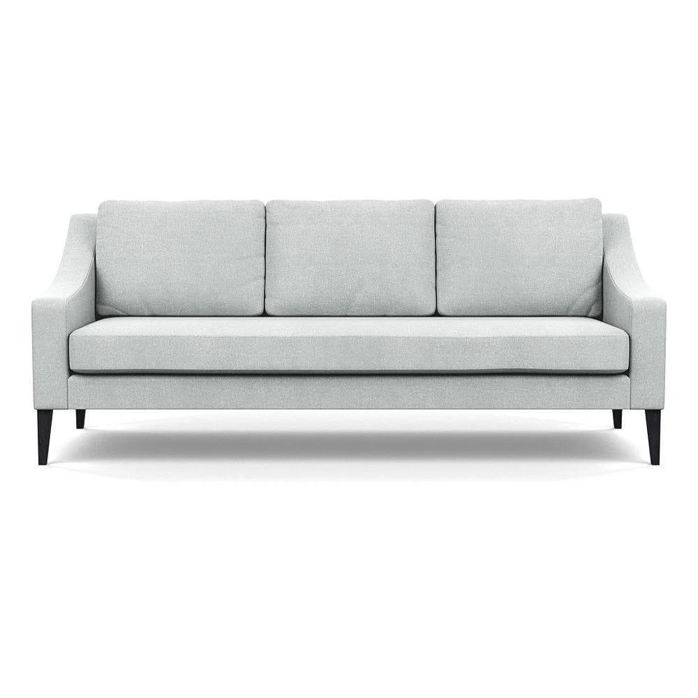 Heal's Richmond 3 Seater Sofa Broad Weave Pebble Natural Feet - Heal's UK Furniture – image 157