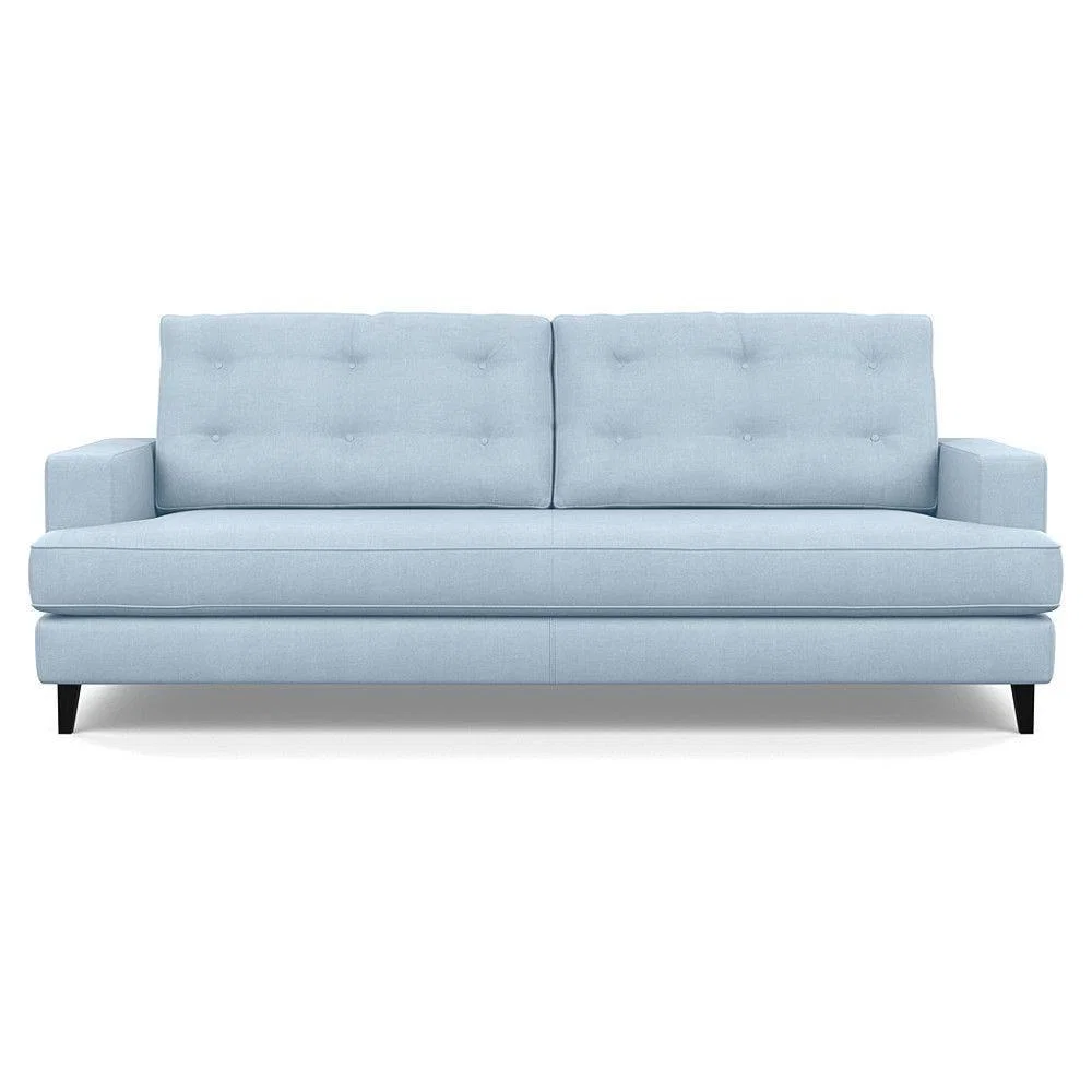Heal's Richmond 3 Seater Sofa Broad Weave Pebble Natural Feet - Heal's UK Furniture – image 160
