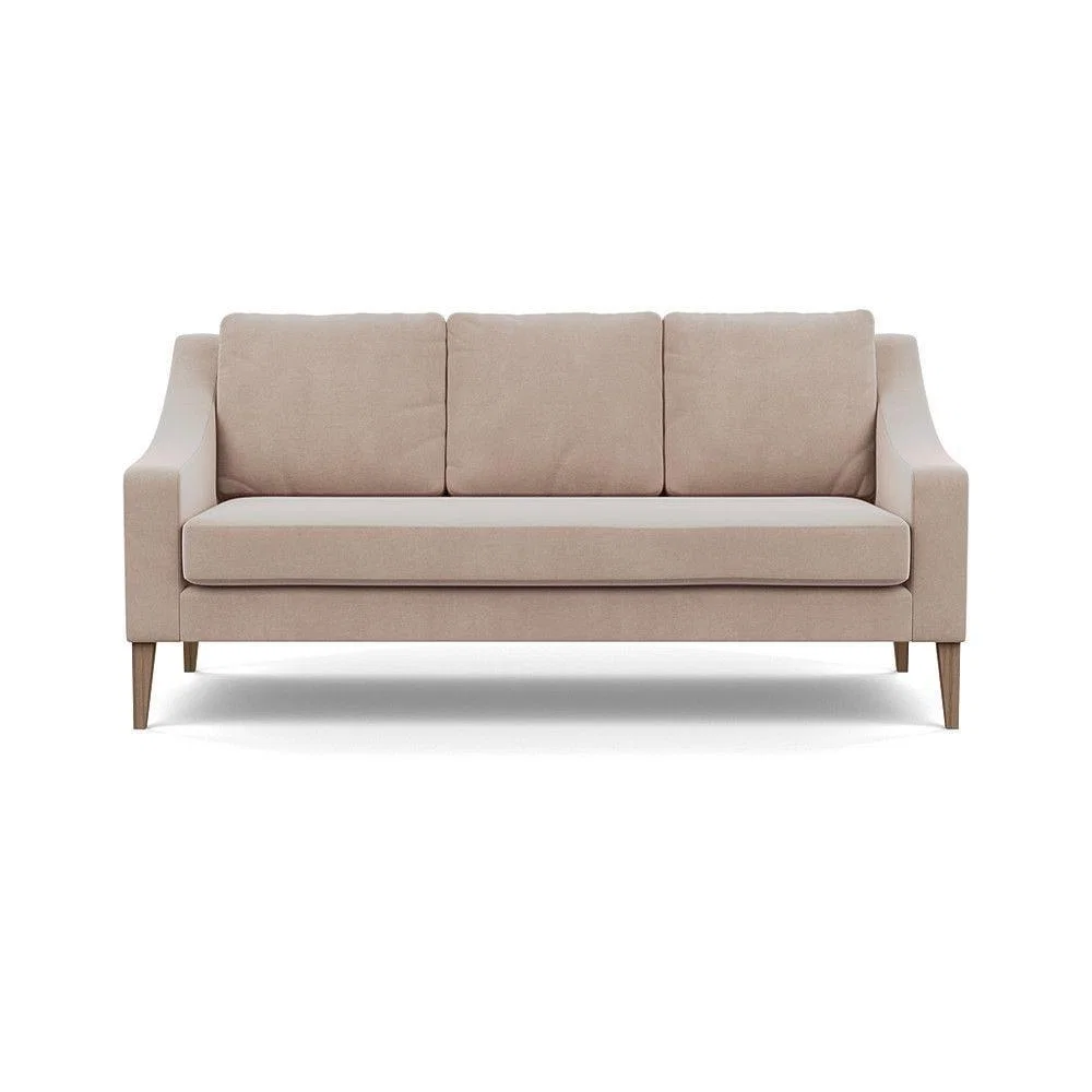 Heal's Richmond 3 Seater Sofa Broad Weave Pebble Natural Feet - Heal's UK Furniture – image 17
