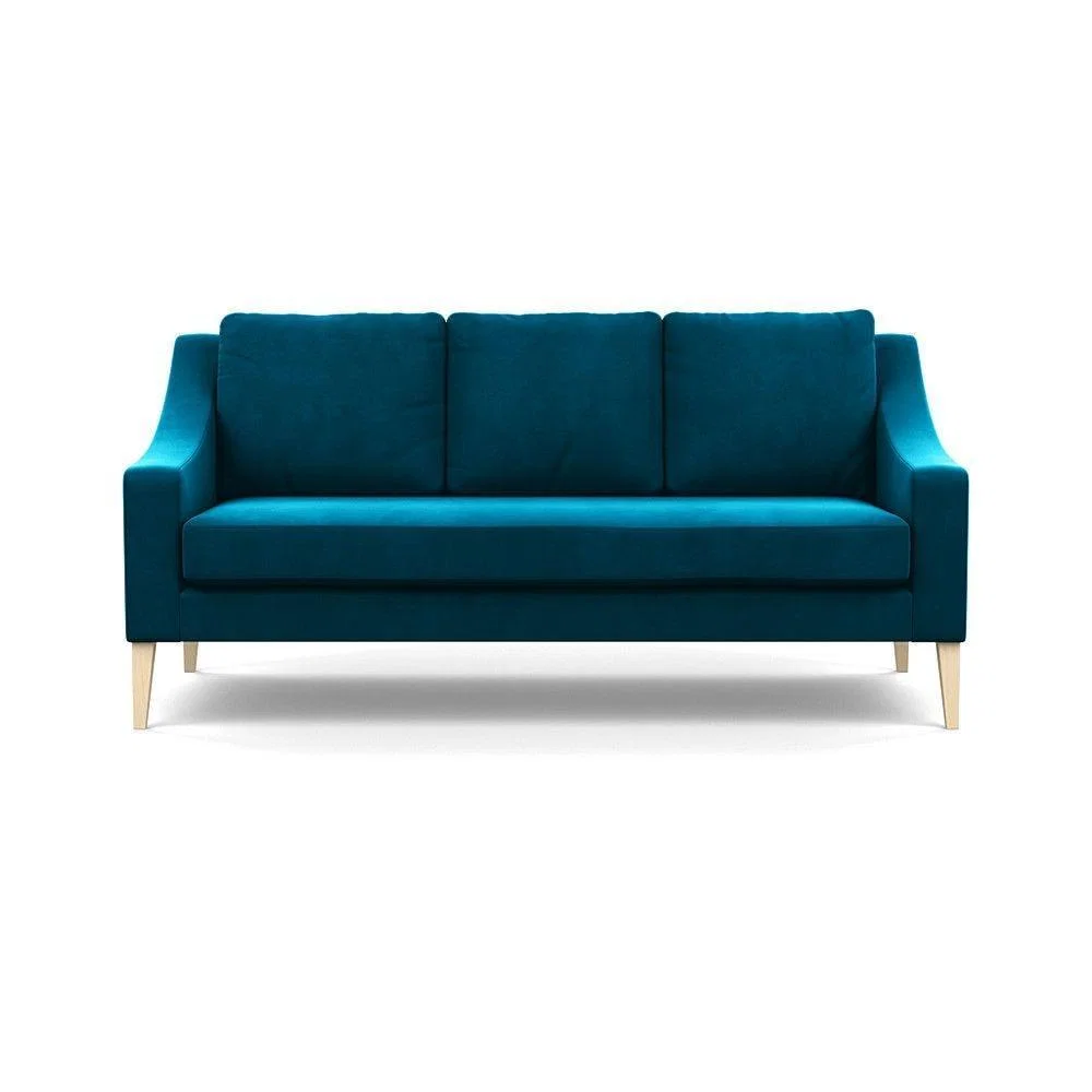 Heal's Richmond 3 Seater Sofa Broad Weave Pebble Natural Feet - Heal's UK Furniture – image 164